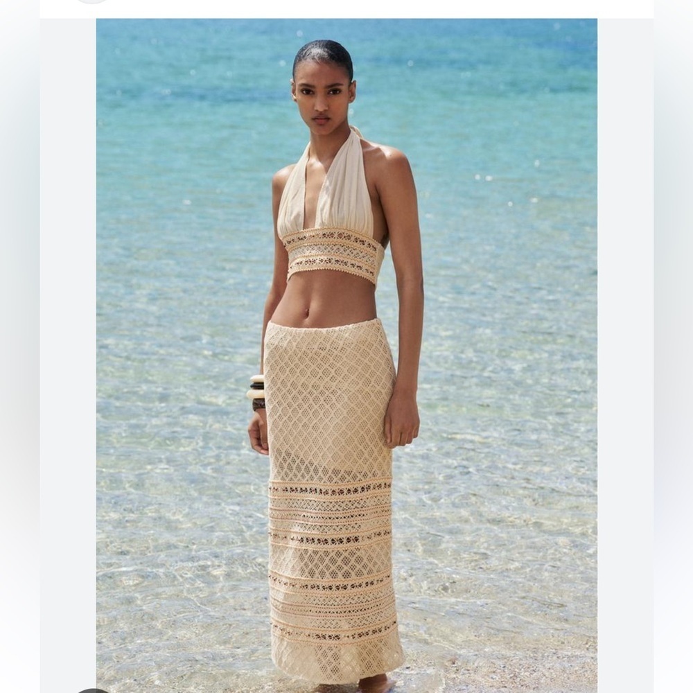 VIRAL NEW ZARA VACATION SUMMER/VACATION CROCHET SKIRT SIZE SIZE M
🚨NO DISCOUNT - Picture 1 of 9
